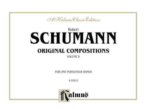 Cover for Robert Schumann · Schumann Original Compsv2 1p4h (Pocketbok) [Kalmus, Spi edition] (1985)