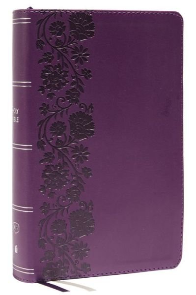 Cover for Thomas Nelson · KJV Holy Bible: Large Print Single-Column with 43,000 End-of-Verse Cross References, Purple Leathersoft, Personal Size, Red Letter, (Thumb Indexed): King James Version (Leather Book) (2022)