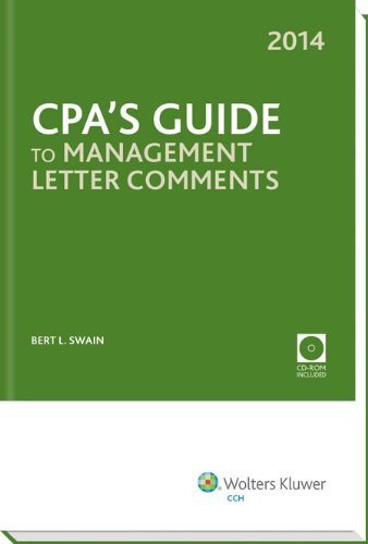 Cover for Cpa Bert L. Swain · Cpa's Guide to Management Letter Comments, with Cd-rom (Pocketbok) [Pap / Cdr edition] (2013)