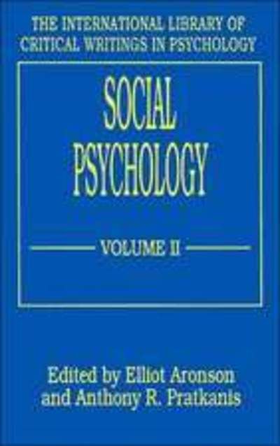 Cover for Elliot Aronson · Social Psychology (Vol. 2) (Gebundenes Buch) (1992)