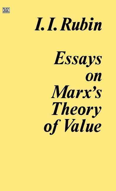 Cover for Isaak I. Rubin · Essays on Marx's Theory of Value (Gebundenes Buch) [New edition] (2024)