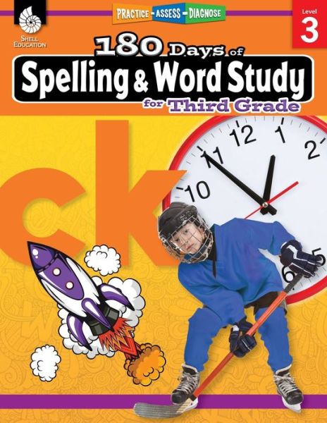 Cover for Shireen Pesez Rhoades · 180 Days™: Spelling and Word Study for Third Grade: Practice, Assess, Diagnose - 180 Days of Practice (Paperback Book) (2019)