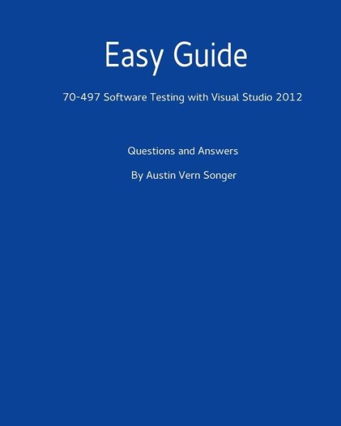 Cover for Austin Vern Songer · Easy Guide (Paperback Book) (2017)