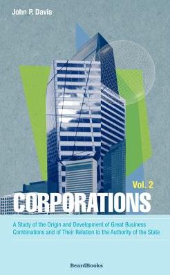 Cover for John P. Davis · Corporations (Paperback Book) (2000)