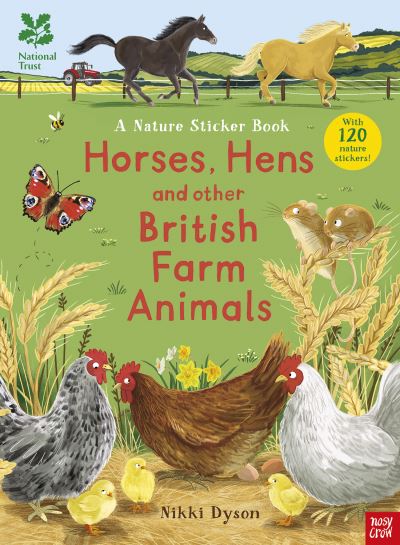 Cover for Nikki Dyson · National Trust: Horses, Hens and Other British Farm Animals - National Trust Sticker Spotter Books (Paperback Book) (2020)