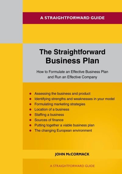 Cover for John McCormack · The Straightforward Business Plan (Paperback Book) (2023)