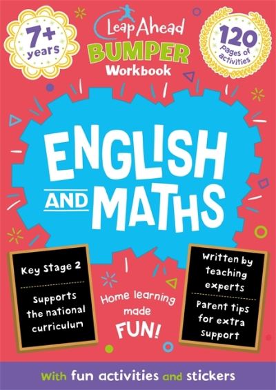 Cover for Leap Ahead Bumper Workbook 7+ Years English and Maths (Book)