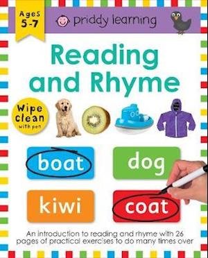 Reading and Rhyme - Wipe Clean Workbooks - Roger Priddy - Böcker - Priddy Books - 9781838990114 - 12 maj 2020