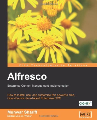 Cover for Munwar Shariff · Alfresco Enterprise Content Management Implementation (Paperback Book) (2007)