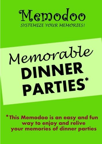 Cover for Memodoo · Memodoo Memorable Dinner Parties (Taschenbuch) (2012)