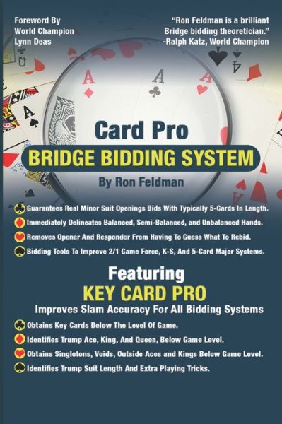 Cover for Ron Feldman · Card Pro Bridge Bidding System (Paperback Book) (2020)