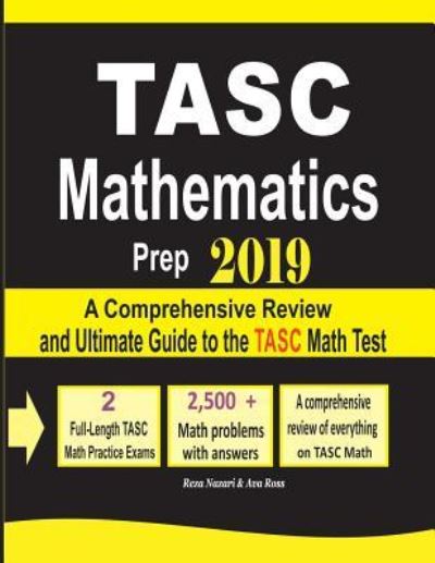 Cover for Reza Nazari · TASC Mathematics Prep 2019 (Paperback Book) (2018)