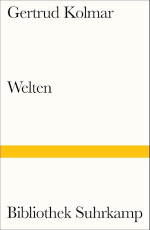 Cover for Gertrud Kolmar · Welten (Book) (2024)