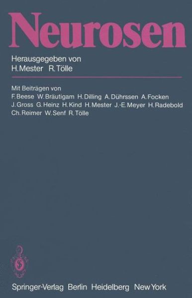 Cover for H Mester · Neurosen (Paperback Book) (1981)