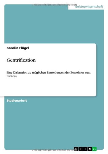 Cover for Flügel · Gentrification (Bok) [German edition] (2013)