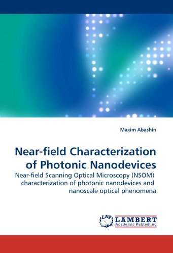 Cover for Maxim Abashin · Near-field Characterization of Photonic Nanodevices: Near-field Scanning Optical Microscopy (Nsom)  Characterization of Photonic Nanodevices and  Nanoscale Optical Phenomena (Paperback Book) (2009)