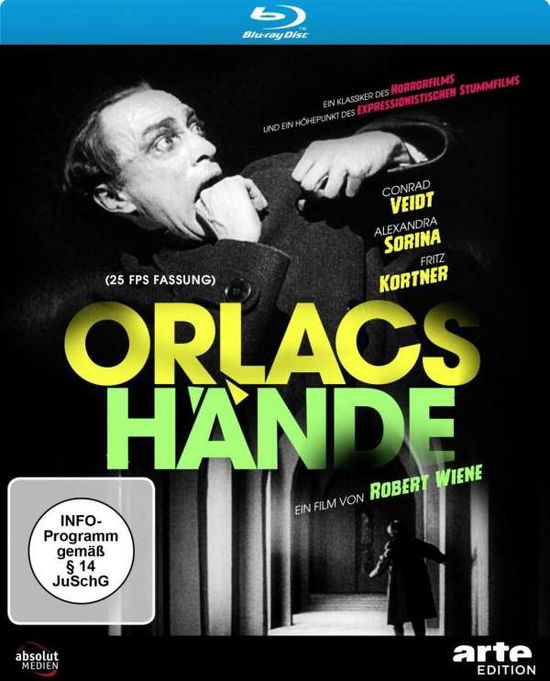 Cover for Robert Wiene · Orlacs Hände (1923) (Blu-ray) (Neuauflage) (Blu-ray) (2019)