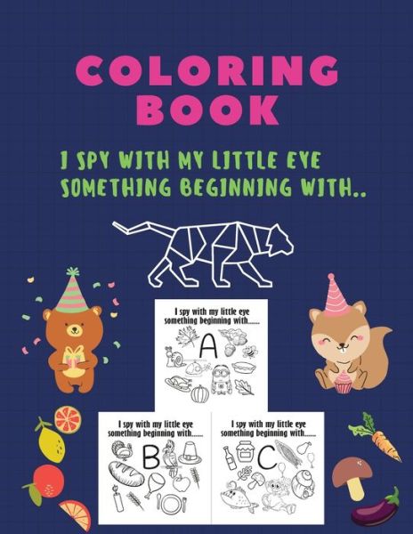 Cover for Mike Stewart · Coloring Book, I spy with my little eye something beginning with (Pocketbok) (2021)