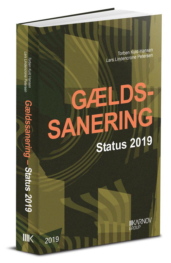 Cover for Lars Lindencrone Petersen og Torben Kuld Hansen · Gældssanering – status  2019 (Sewn Spine Book) [4. wydanie] (2019)