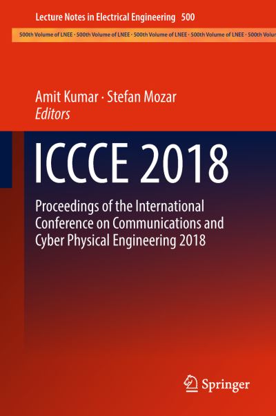 Cover for Iccce 2018 (Book) [1st ed. 2019 edition] (2018)