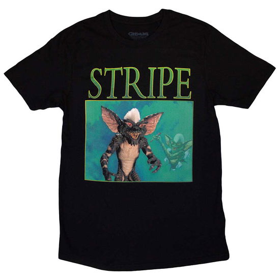 Cover for Gremlins · Gremlins Unisex T-Shirt: Stripe Homage (Black) (T-shirt)