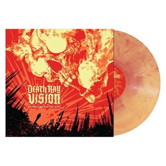 Cover for Death Ray Vision · No Mercy from Electric Eyes (Red / Yellow Marbled Vinyl) (LP) (2023)