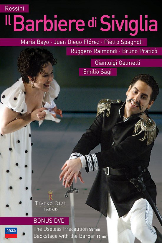 Rossini: Il Barbiere Di Sivigl - Florez / Bayo / Spagnoli / Gel - Elokuva - POL - 0044007431115 - tiistai 20. joulukuuta 2005