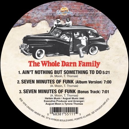Ain't Nothing But Something To Do/Seven Minutes Of Funk - Whole Darn Family - Musiikki - UNIDISC - 0068381551115 - perjantai 31. maaliskuuta 2023