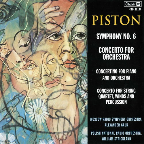 Cover for Walter Piston · Symphony No. 6 / Concerto For Orchestra (CD) (2023)