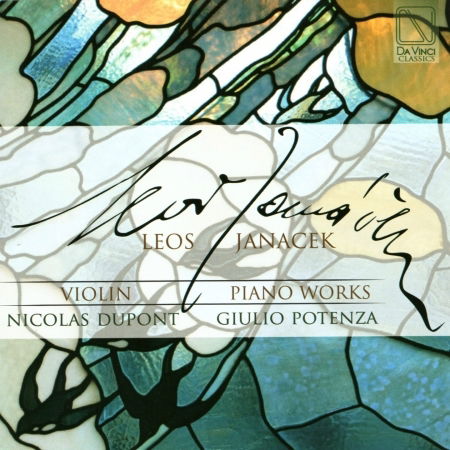 Cover for Janacek / Dupont,nicolas / Potenza,giulio · Janacek: Violin &amp; Piano Works (CD) (2018)