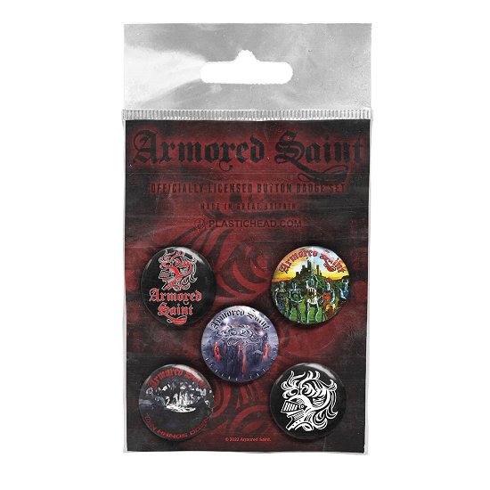 Cover for Armored Saint · Armored Saint Button Badge Set (Badge) (2022)