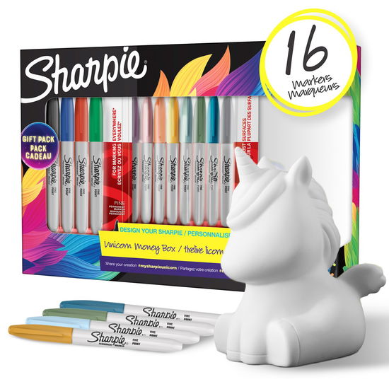 Cover for Sharpie · Permanent Markers Unicorn Gift Set (2164411) (Toys)