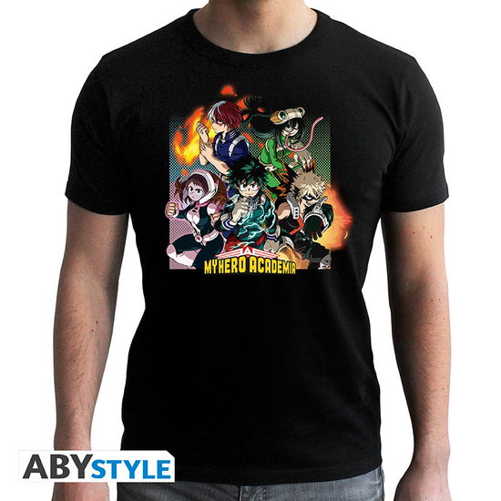 Cover for T-Shirt Männer · MY HERO ACADEMIA - Tshirt Group man SS black - n (MERCH) (2019)