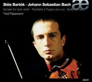 Cover for Tedi Papavrami. Violin · Bartók: Sonata For Solo Violin / Js Bach: Fantaisie &amp; Fugue (CD) [Digipak] (2011)