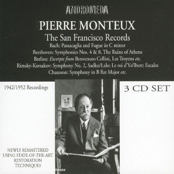 Cover for Beethoven / Bach / Berlioz · Pierre Monteux (CD) [Box set] (2012)