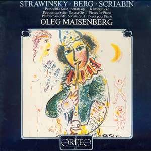 Piano Works - Scriabin / Berg / Maisenberg - Muziek - ORFEO - 4011790016115 - 1983