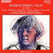 HOLM: Sonata / Piping Down etc. *s* - Barfoed / Andersen / Madsen/+ - Musiikki - Dacapo - 4891030091115 - maanantai 28. maaliskuuta 1994