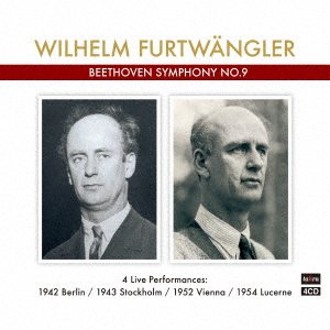 Wilhelm Furtwangler Beethoven Symphony No.9 - Wilhelm Furtwangler - Musikk - KING INTERNATIONAL INC. - 4909346017115 - 20. november 2018