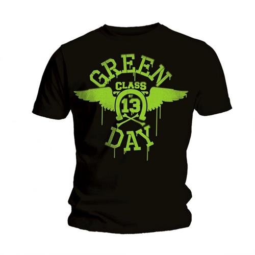 Green Day Unisex T-Shirt: Neon Black - Green Day - Produtos - ROFF - 5023209417115 - 14 de janeiro de 2015
