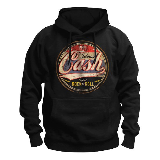 Cover for Johnny Cash · Cash Label Black (Hoodie) [size XL] (2014)