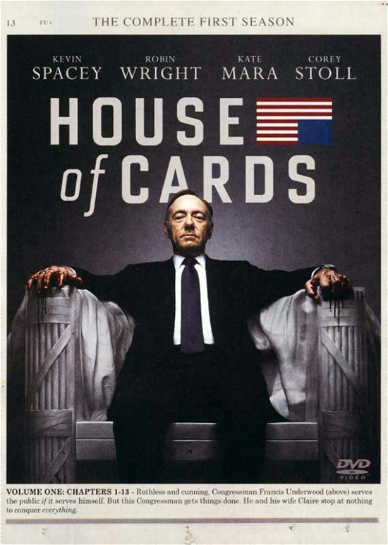 Cover for House of Cards · House of Cards - Season 1 (DVD) (2015)
