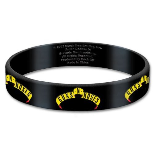 Guns N' Roses Gummy Wristband: Logo - Guns N Roses - Merchandise - Ok Sales - 5055295369115 - 25. november 2014