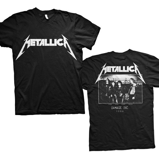 Metallica Unisex T-Shirt: Master of Puppets Photo (Back Print) - Metallica - Koopwaar - ROCK OFF - 5060357849115 - 