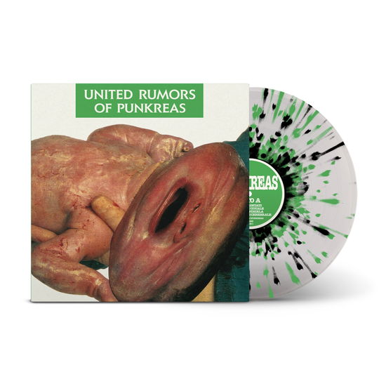 Cover for Punkreas · United Rumors Of Punkreas (Vinile Splatter Trasparente, Verde &amp; Nero) (LP) (2025)