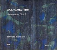 Cover for W. Rihm · Klavierstucke 7,5,4,2,1 (CD) (2003)