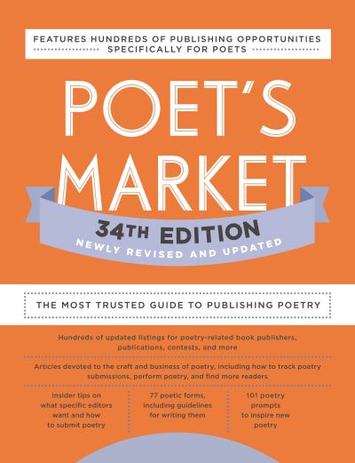 Cover for Robert Lee Brewer · Poet's Market 34th Edition: The Most Trusted Guide to Publishing Poetry (Taschenbuch) (2021)