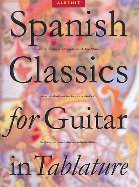 Cover for John Zaradin · Spanish Classics for Guitar in Tab (Albeniz) (Paperback Book) (1994)