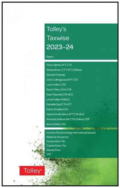 Cover for David Heaton · Tolley's Taxwise I 2023-24 (Paperback Book) (2023)