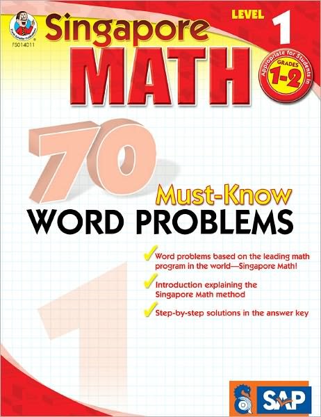 Cover for Frank Schaffer Publications · Singapore Math 70 Must-know Word Problems, Level 1 Grades 1-2 (Paperback Bog) (2009)