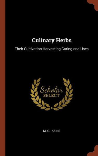Cover for M G Kains · Culinary Herbs (Hardcover Book) (2017)